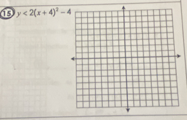 13 y<2(x+4)^2-4