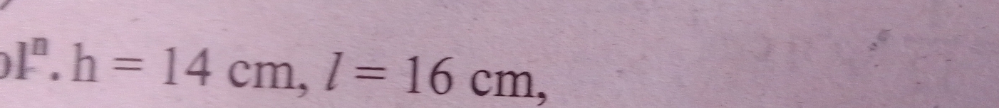 ol^n. h=14cm, l=16cm,