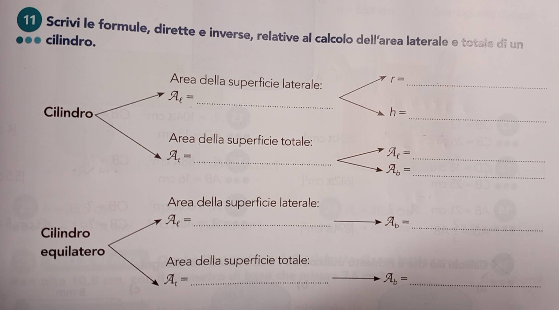 Risolto:Scrivi le formule, dirette e inverse, relative al calcolo dell ...