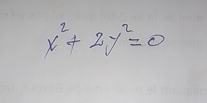 x^2+2y^2=0