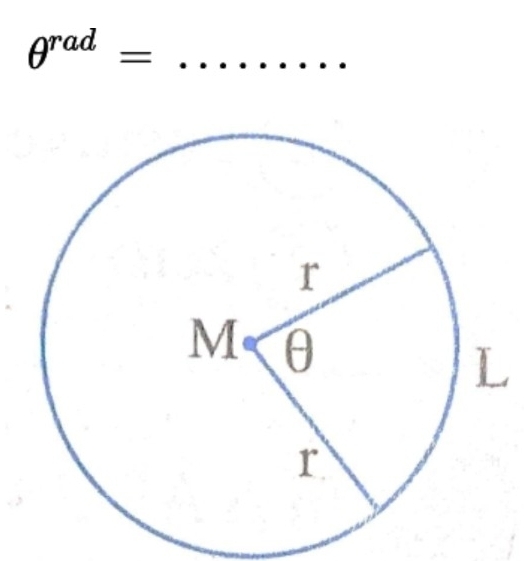 θ^(rad)=
L