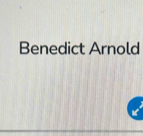 Benedict Arnold