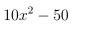 10x^2-50