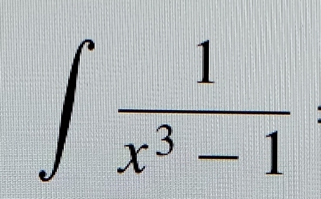 ∈t  1/x^3-1 