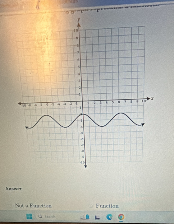 ) ( 3 ( )
Answer
Not a Function Function
Search