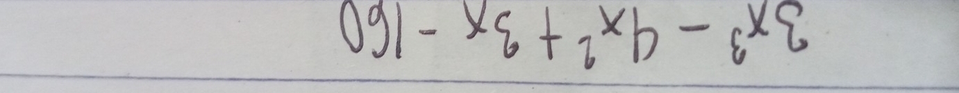 3x^3-4x^2+3x-160