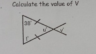 Calculate the value of V