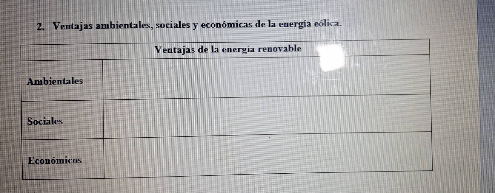 Ventajas ambientales, sociales y económicas de la energía eólica.