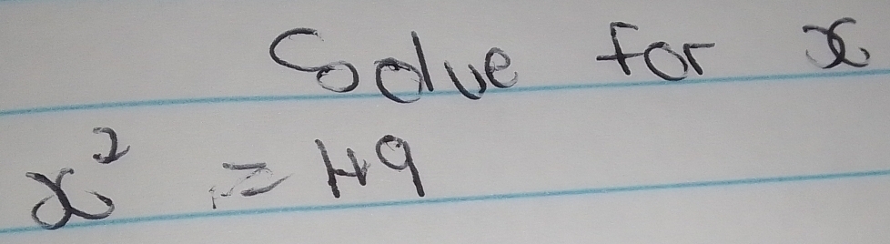 Codue for x
x^2=H9