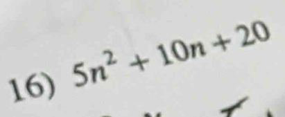 5n^2+10n+20