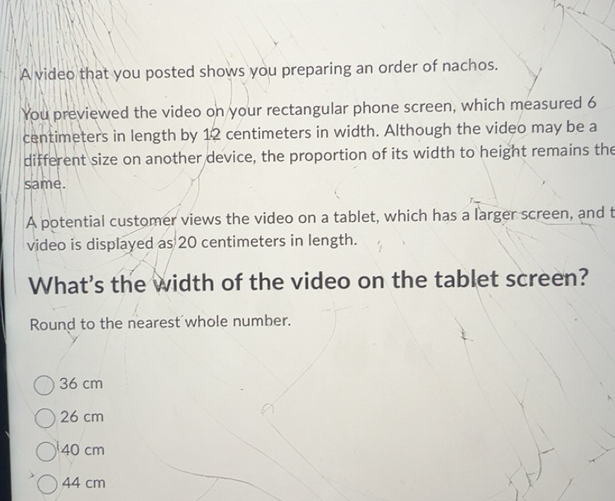 Solved: A video that you posted shows you preparing an order of nachos ...