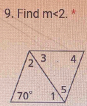 Find m<2</tex> . *