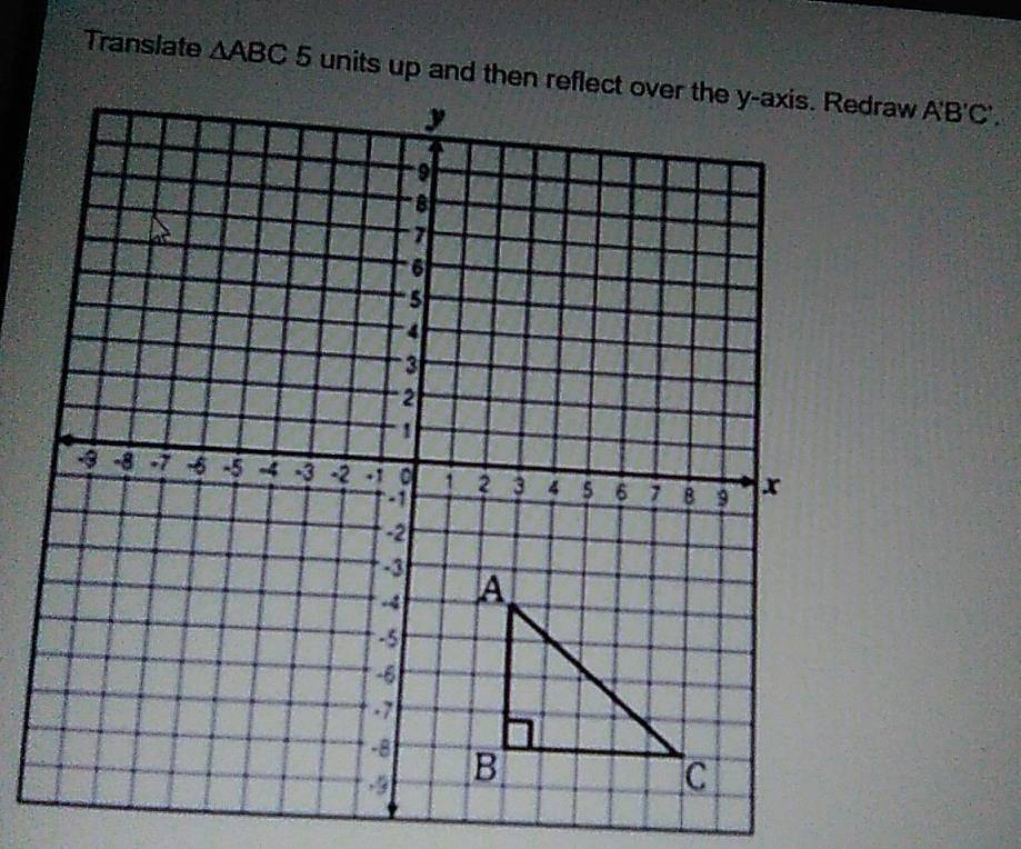 Translate △ ABC5 A'B'C'.