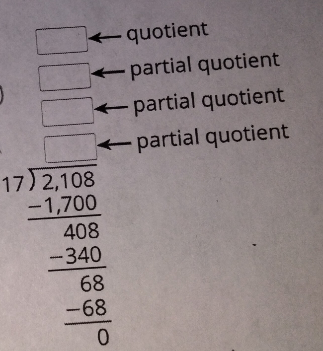 quotient
∴ △ AP
x_1+x_2= □ /□   partial quotient
=□ — partial quotient
beginarrayr □ □  51encloselongdiv 4 - -□ □  hline -10 hline -□  hline -2 hline 05 hline 0 hline 0endarray  
partial quotient