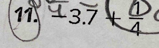 11 ±3.7 +2