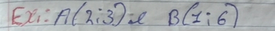 Ex: A(2,3) ie B(1:6)