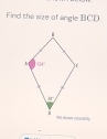 Find the size of angle BCD