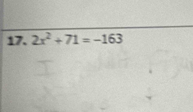 2x^2+71=-163