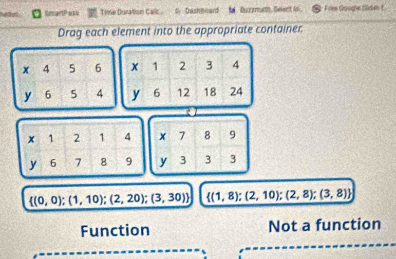 Solved: EmartP asu Time Duration Cals C Dashboard M Buzzmath, Select in ...