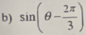 sin (θ - 2π /3 )