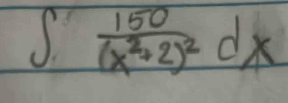 frac 150(x^2+2)^2dx