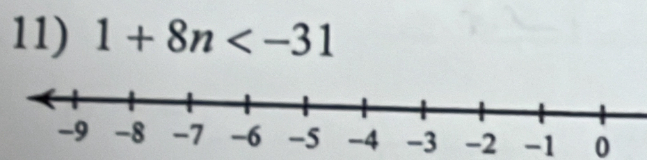 1+8n
-2 -1 0