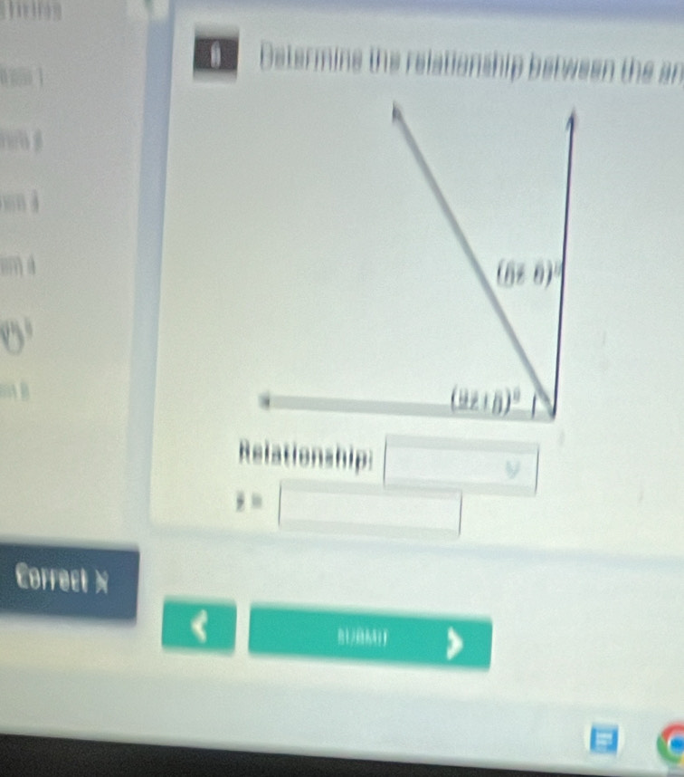 sn  à
0°
Relationship: v_0
 2/3 b
Correct X
(