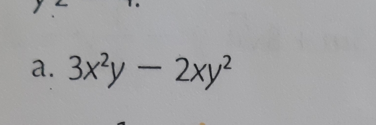 3x^2y-2xy^2