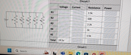 Circuit 1 
Search