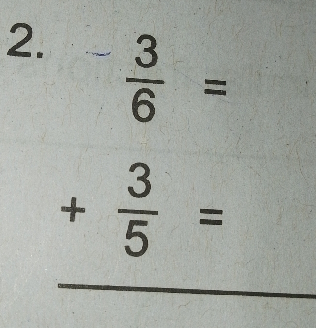 beginarrayr - 3/6 = + 3/5 = hline endarray
 1/2  □
1=
^circ 
 □ /□   J
(1,2)