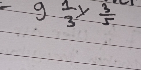 -9 1/3 *  3/5 