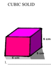 CUBIC SOLID
5 cm
1.