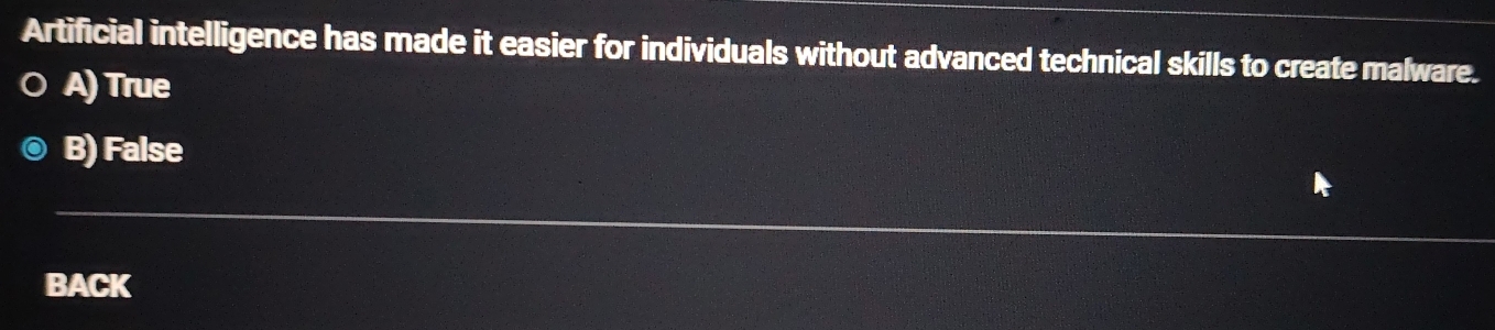 Solved: Artificial intelligence has made it easier for individuals ...