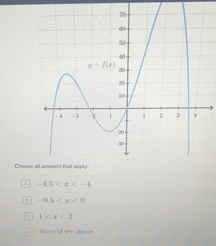 Choo
A -4.5
B -0.5
C 1
D None of the above