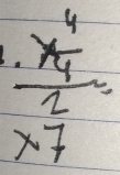 frac x^4xfrac 2x 2/7 =