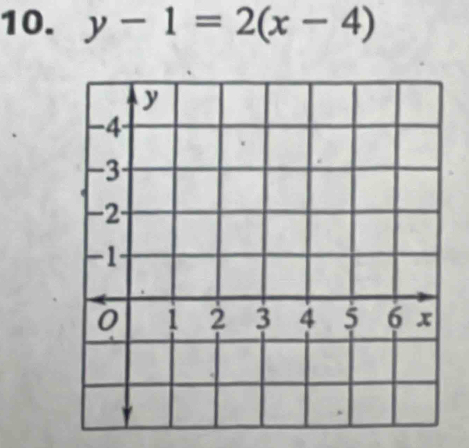 y-1=2(x-4)