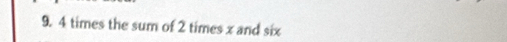 4 times the sum of 2 times x and a 0∠