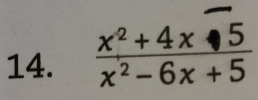  (x^2+4x-5)/x^2-6x+5 