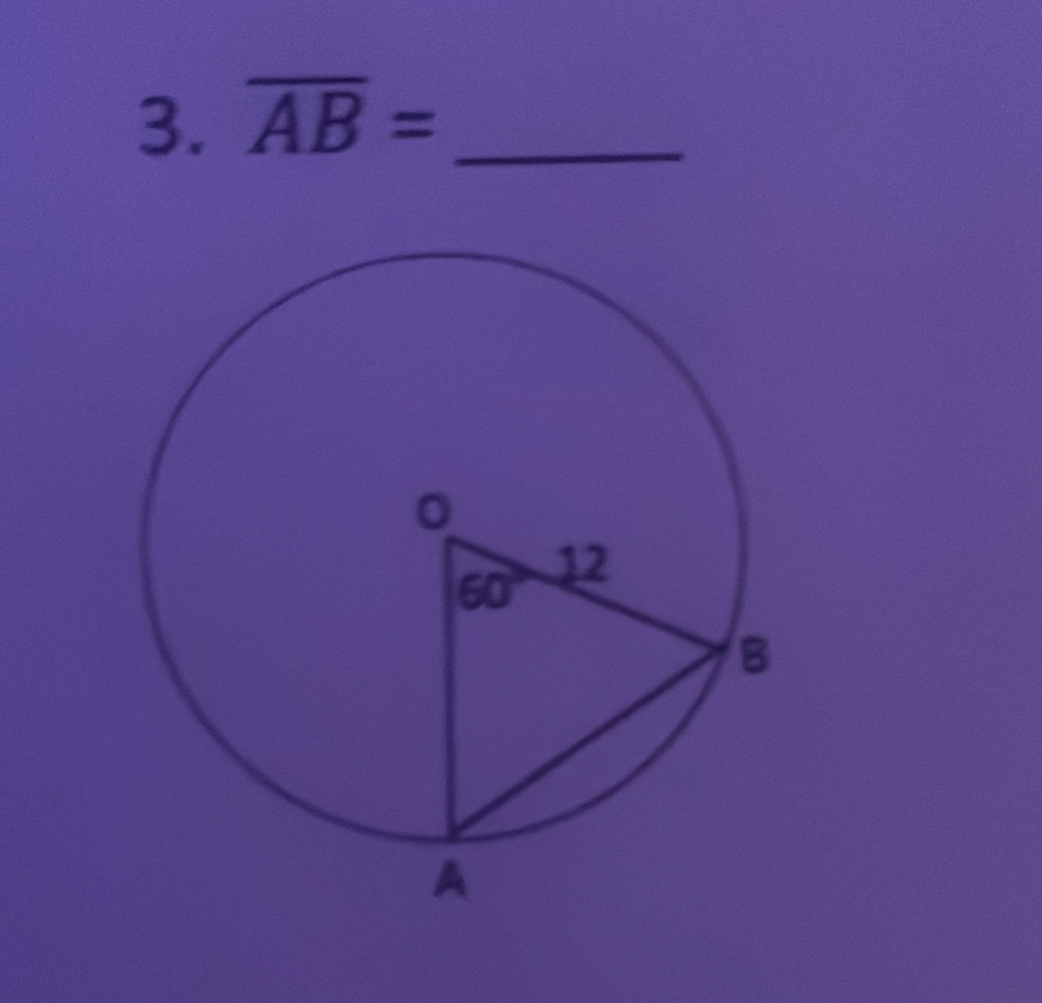 overline AB= _