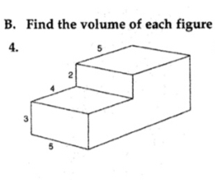 Find the volume of each figure 
4.