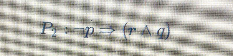 P_2:neg pRightarrow (rwedge q)