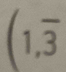 (1,overline 3