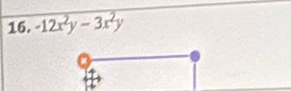 -12x²y − 3x²y