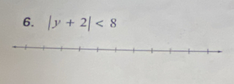 |y+2|<8</tex>