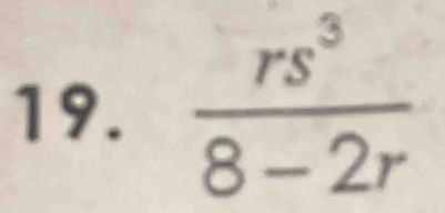  rs^3/8-2r 