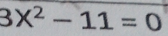 8X^2-11=0