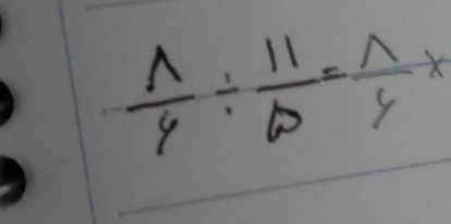  Lambda /y /  11/phi  = wedge /y *