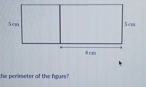 the perimeter of the figure?