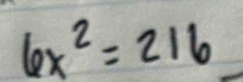 6x^2=216