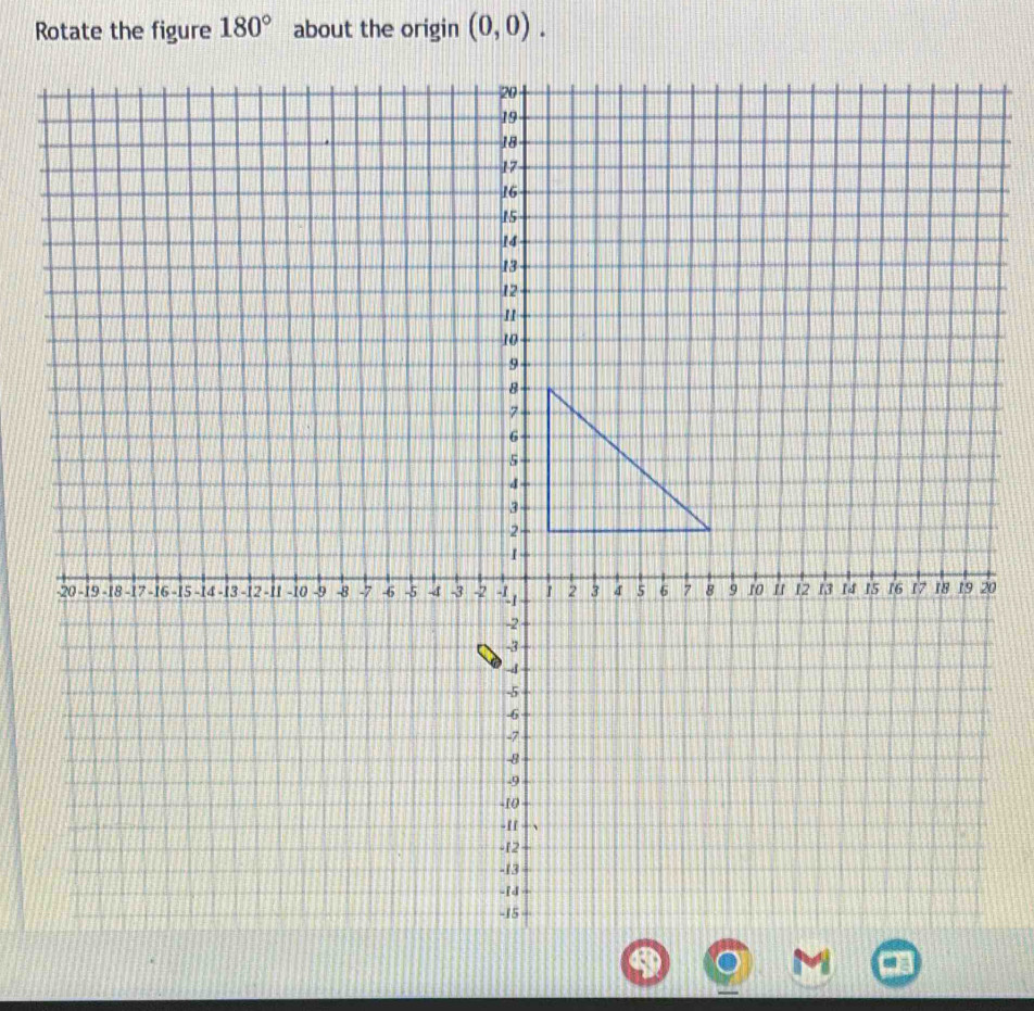 180° about the origin (0,0).